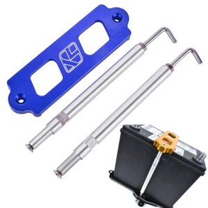 Battery Tie Down Kit Hold Down Rod W/Tray HooK For Honda Civic S2000 Integra RSX - Picture 1 of 9