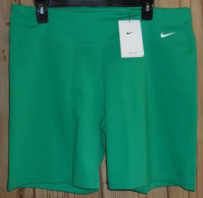 Pantalón Corto Nike One Dri-Fit Para Mujer Entrenamiento Calce Ajustado VERDE Talla: XX-Grande Nuevo con Etiquetas $42 Foto 1 de 3