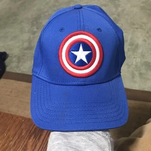 MARVEL  Brand Captain AMERICA Hat Cap One Size Fits All 115665 - Picture 1 of 4