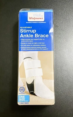 NUEVO CON ETIQUETAS Soporte Estribo Tobillo Ajustable INFLABLE Soporte Avanzado L o R Foto 1 de 4