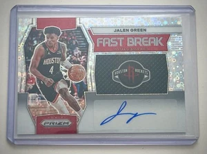 2023-24 Panini Prizm - Fast Break Autographs Jalen Green #FB-GRE (AU) - Bild 1 von 2
