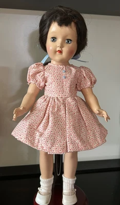 Ideal 14 inch "TONI", P-90 - Redressed, Black hair,  1950's hard plastic - Image 1 of 4