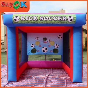 Aufblasbares Fußballtor Fußball Kick Shooting Game Aufblasbares Fußballtor Party - Bild 1 von 6