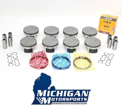 Pistones de repuesto de stock L92 L94 L9H L99 con anillos 2007-14 motores de 6,2 L diámetro estándar Foto 1 de 4