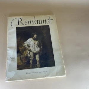 16 vollfarbige Drucke Abrams Kunstbuch 50er Jahre Rembrandt - Bild 1 von 6