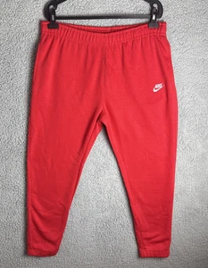 Nike Sportswear Club Men's Fleece Joggers Red - XL - BV2737-657 - Picture 1 of 6