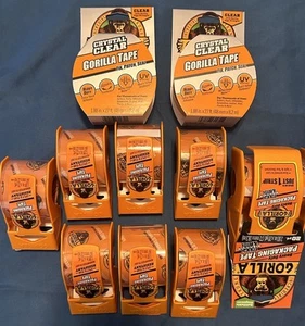 10 New Gorilla Heavy Duty Packaging Tape - Clear - 1.88" x 25yd 1.88x 27 2.83 - Picture 1 of 1
