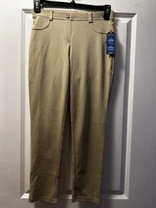 Nautica Girls Uniform Stretch Pant Size 14.5 Khaki Jeggings - Picture 1 of 1