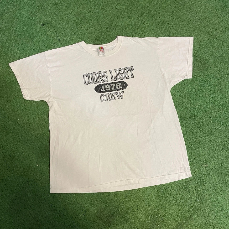 Vintage “Coors Light Crew “Beer 2000s Alcohol Graphic T-shirt Size: XL - Image 1 of 4