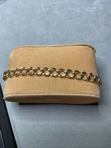 Bracciale James Avery Pensionato 14k Singolo Curb 7" 8,4 Grammi - Foto 1 di 9