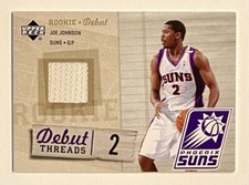 2005-06 Upper Deck Rookie Debut Joe Johnson Game Used Jersey Threads SP PHX Suns
