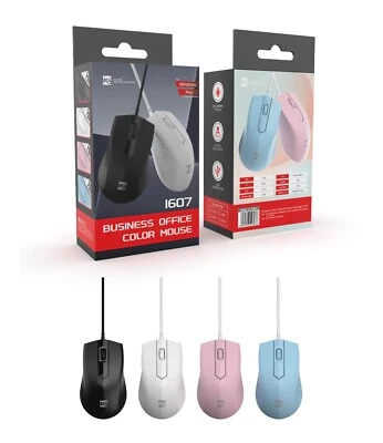 Wired USB Mouse For PC Laptop Computer Optical Scroll Wheel For HP Lenovo Dell - Image 1 of 3