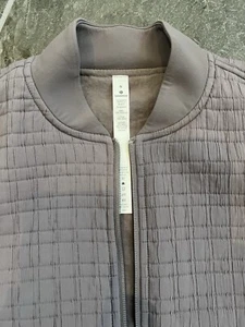 Lululemon Serene Travels Reversible  Bomber Jacket Sz 6 Gray & Lavender tones  - Picture 1 of 12