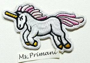 Embroidered Unicorn Patch Sew/Iron On Badge Bag Clothes 8.3 x 4.5CM - Picture 1 of 2