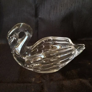 Vannes Le Chatel Kristall "SCHWAN" Pfeifenablage/Aschenbecher/Schale NEUWERTIG - Bild 1 von 6