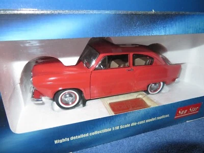 1951 KAISER HENRY J CORAL  1:18 PLATINUM SUN STAR OPENING HOOD & DOORS HQ ITEM - Image 1 of 4