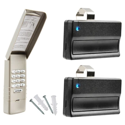 Teclado para puerta de garaje Liftmaster, abridor 377LM + 373LM par remoto para visera de coche Foto 1 de 4