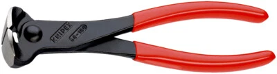 Knipex 68 01 180 Steel Fixers End Nipper Twist Cutting Cutter Wire Pliers 180mm - Image 1 of 2