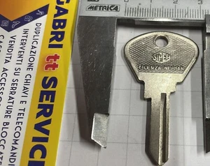 Fiat SIP2 Sipea CHIAVE ORIGINALE GREZZA licenza Neiman ALFA LANCIA testa ferro - Picture 1 of 5