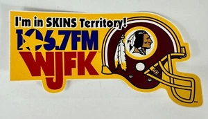 I'm In Skins Territory WJFK 106.7 Washington Radio Station Bumper Sticker - Picture 1 of 4