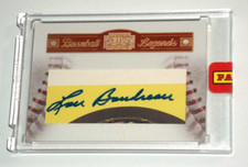 2010 Panini Century Collection Lou Boudreau Auto, #14/58