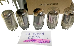 Zenith 6U10 Tested Quad +1 Set Vakuumröhren - Bild 1 von 2