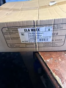 elawgex exit sign wire guard Back Mount Only Lithonia light - Picture 1 of 1