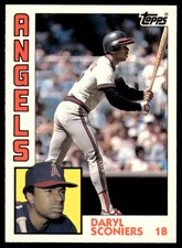 1984 Topps Tiffany Daryl Sconiers California Angels #27