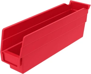 30110 Plastic Shelf Bins, Heavy Duty Storage Bins for Garage, Closet, and Drawer - Picture 1 of 12