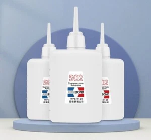 502 Sekundenkleber Cyanoacrylat Sofortkleber starke Haftung schnelle Reparatur - Bild 1 von 8