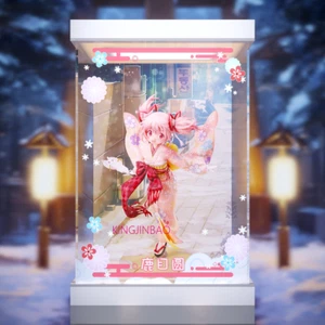 Dustproof Display Light Case Fit F:NEX Kaname Madoka kimono Ver 1/7 PVC Figure - Picture 1 of 4
