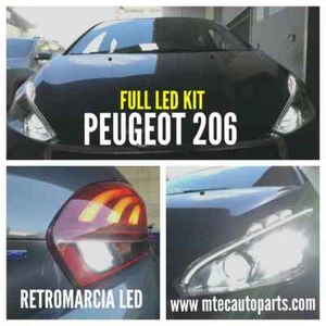 KIT LED CANBUS ANABBAGLIANTI H7 6000K + RETROMARCIA LED // SPECIFICO PEUGEOT 206 - Bild 1 von 11