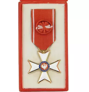 4355 WW2 ORDEN POLACA DE POLONIA RESTITUTA 1918 CRUZ DE OFICIAL POLONIA - Imagen 1 de 6