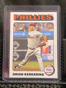 Orion Kerkering RC 2024 Topps Heritage High # White Border #669 Phillies - Bild 1 von 2