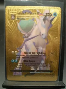Carta Fan Art Foil Ice Rider Calyrex VMax 045/198! 320 HP - Foto 1 di 1