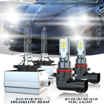 For Corvette C6 2005-2013 Xenon HID Headlights Bulb High/Low Beam Foglight - Image 1 of 4