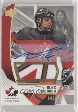 2019 Upper Deck Team Canada Juniors Premium Swatch /199 Alex Newhook #69 Auto