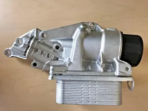Carcasa de filtro de aceite con enfriador y junta para Mercedes Benz 272 180 0510 - Imagen 1 de 3