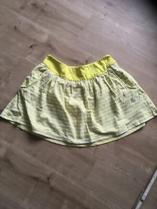 Rock, Adidas, 40, gestreift, streifen, Tennisrock, Gelb, Weiß, Kurz Minirock - Bild 1 von 8