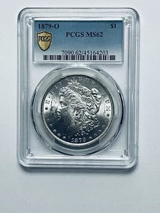 1879-O Morgan Silver Dollar PCGS MS62 - Picture 1 of 12