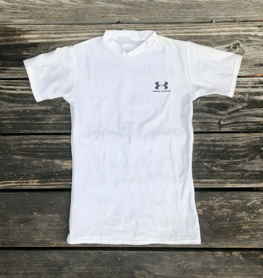 White Under Armour Long-Sleeve Thermal Base Layer - YMD - Image 1 of 4