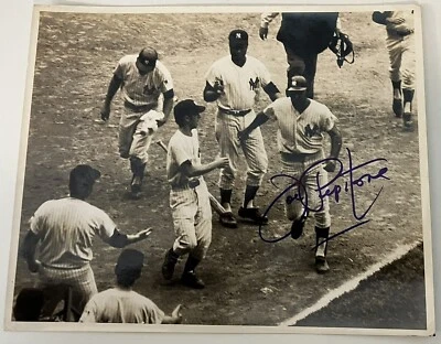 Joe Pepitone Autographed Photo MLB Yankees JSA CERTIFIED AUTHENTIC - Image 1 of 3