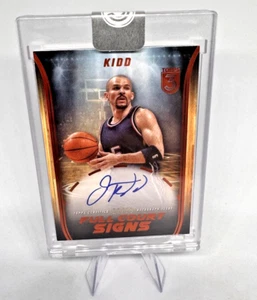 2023/24 Topps 3 Three Full Court Signs Orange Auto /25 - Jason Kidd Nets #FCS-JK - Picture 1 of 4