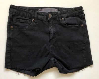 Pantalones cortos vaqueros BRANDY MELVILLE negros talla 26 Stetch Foto 1 de 4