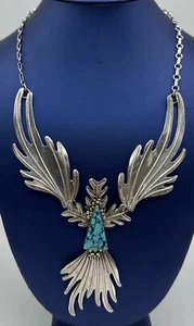 Collar Carol Feeley Plata de Ley 925 + Turquesa Usado Envío Gratis - Imagen 1 de 16