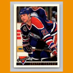 Shayne Corson #38 1993 O-Pee-Chee Premier Gold Edmonton Oilers Hockey Card NHL - Picture 1 of 3