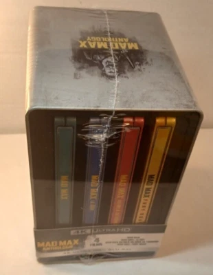 Mad Max Anthology 4K Steelbook-NEW- EU IMPORT-Box Shipping with Tracking - Image 1 of 4