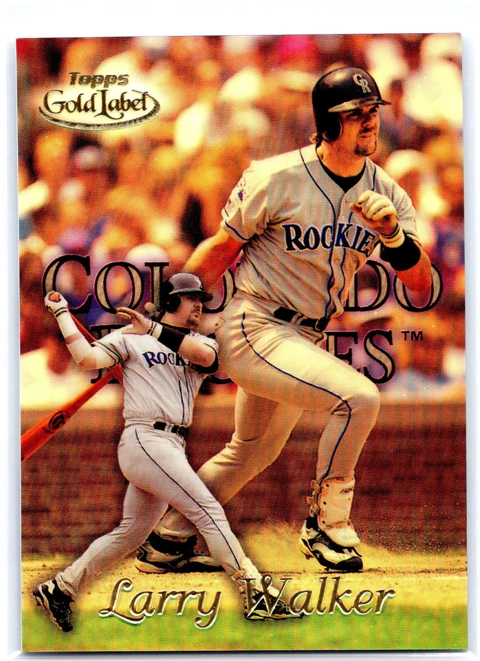 LARRY WALKER 1999 Topps Gold Label Class 3 HOF Colorado Rockies Baseball #45 - Image 1 of 2