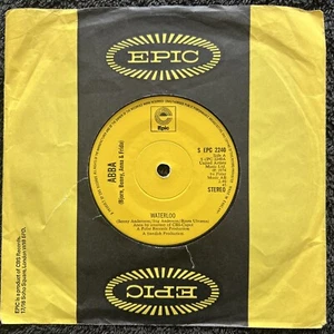 ABBA, Bjorn, Benny, Anna & Frida – Waterloo 7'' Vinyl 1974 TESTED EX VIDEO CLIP - Picture 1 of 6