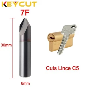 Fresadora multicódigo JMA de repuesto 7F D6x30 para llaves Lince modelo C5 - Imagen 1 de 6